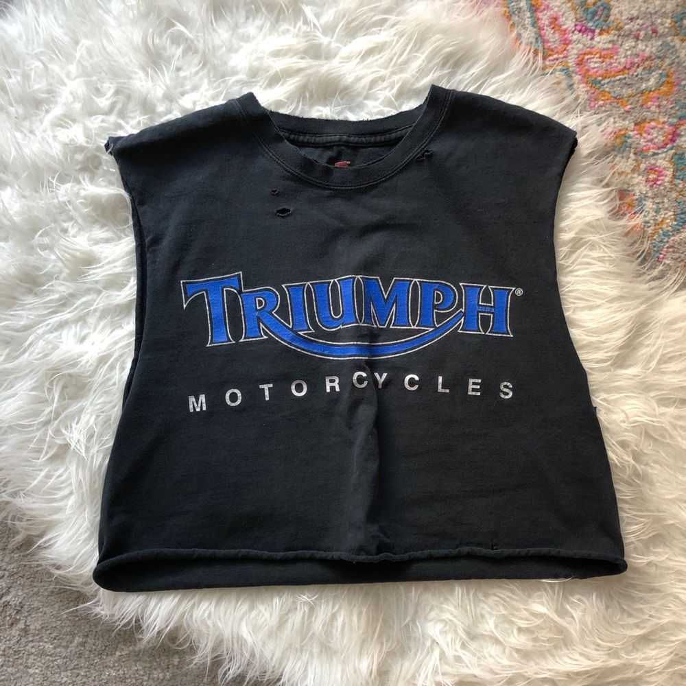 Triumph motorcycle crop